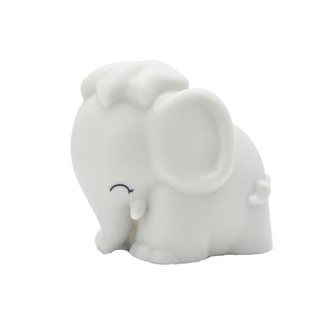 Elephant Light Grey Colour Changing LED Night Light Mini - Brambles Gift Shop