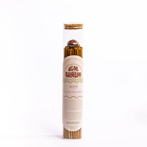 Incense 100 Stick -  Jar Aloe Bamboo - Brambles Gift Shop