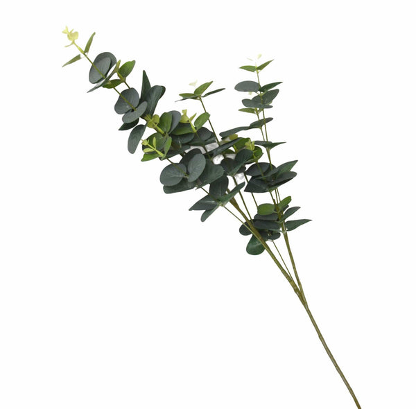 Artificial Eucalyptus with 7 Heads 83cm Tall 10PK - Brambles Gift Shop