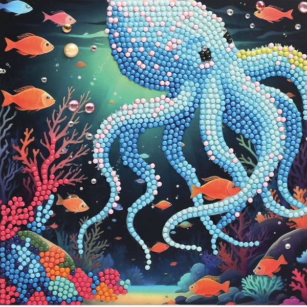 Sea World Diamond Art Kids Craft Kit - Kids Mosaics