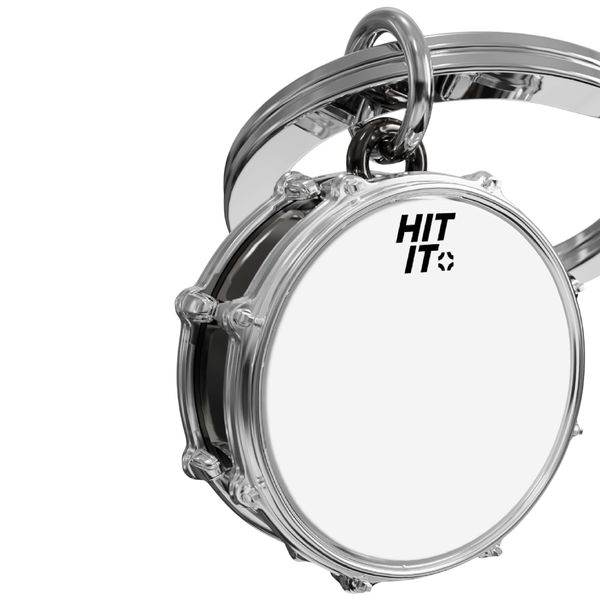 Metalmorphose Keyring Drum Kit with Cymbal Keyring - Brambles Gift Shop