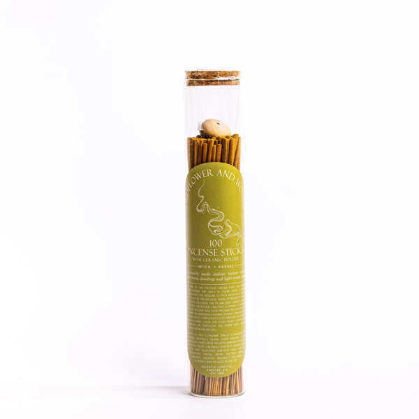 Incense 100 Stick Jar - Wildflower & Woods Incense - Brambles Gift Shop