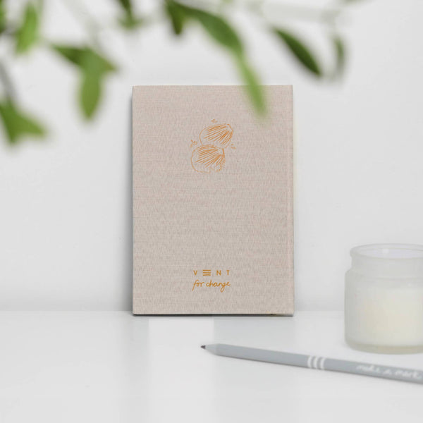 Notebook A5 Recycled Ocean Waste - Beach Yellow