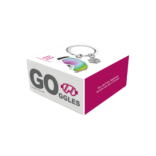 Winter Sports Goggles & Snowflake Keyring