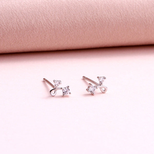 TT58080/81 'Yay' Crystal STERLING SILVER Earrings