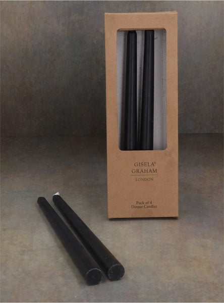 Black Taper Candles - Brambles Gift Shop