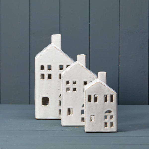 Ceramic House Tealight Holder