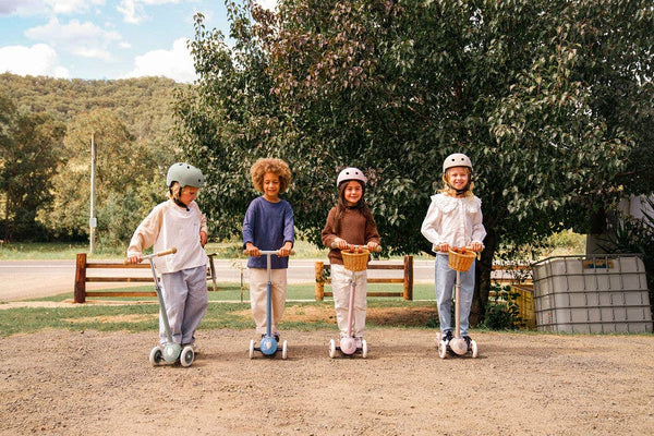 BANWOOD 3-WHEEL SCOOTER VINTAGE - DUSTY PINK - Brambles Gift Shop