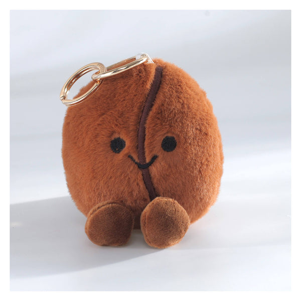 PLUSH COFFEE BEAN BAG CHARM - Brambles Gift Shop