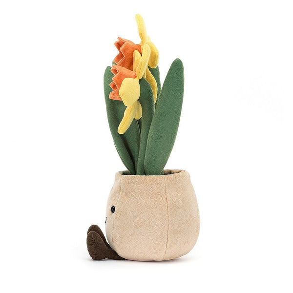 Amuseable Daffodil Pot - Brambles Gift Shop