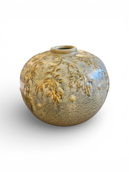 Green Round Floral Vase