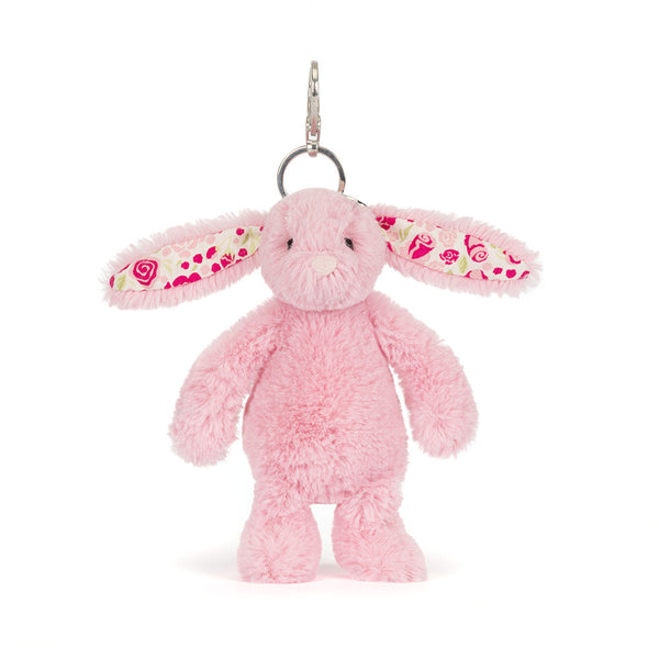 Blushkin Blossom Bunny  Bag Charm - Brambles Gift Shop