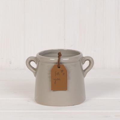 For You Grey Plant Pot