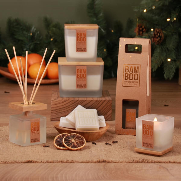 Orange Zest And Clove Candle - Brambles Gift Shop