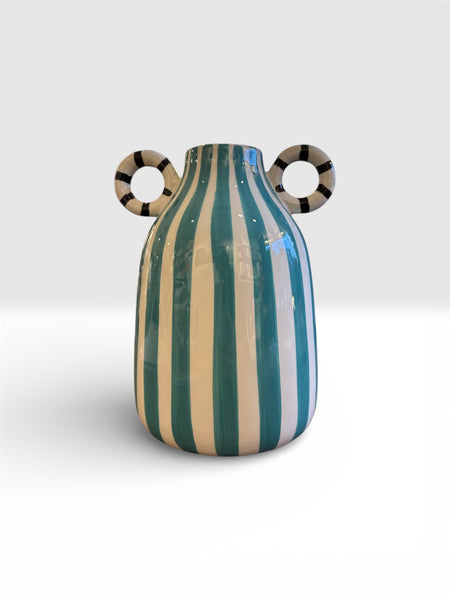Stripe Vase - Brambles Gift Shop