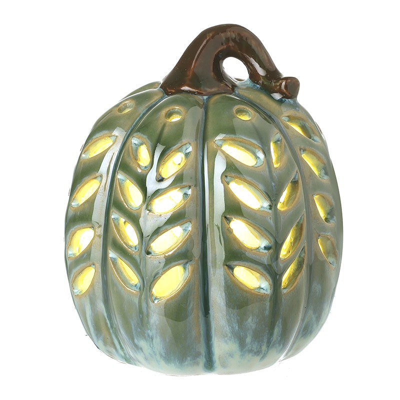 Light Up Green Pumpkin