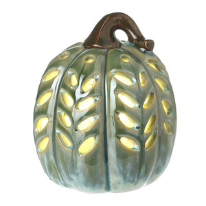 Light Up Green Pumpkin