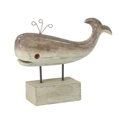 Wooden Whale - Brambles Gift Shop