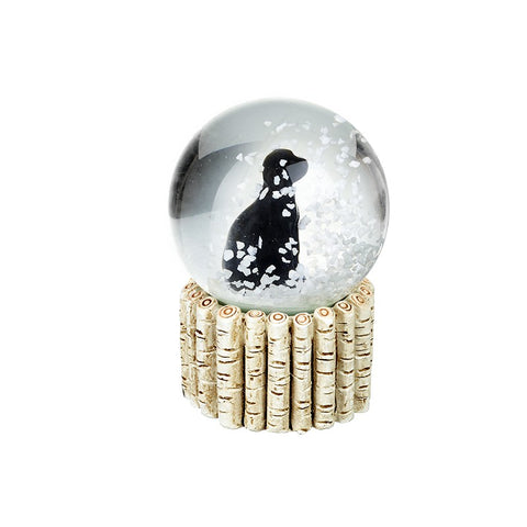 Black dog Snow Globe