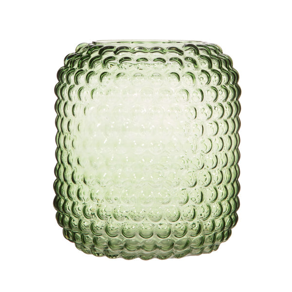 Green Glass Bobble Vase - Brambles Gift Shop