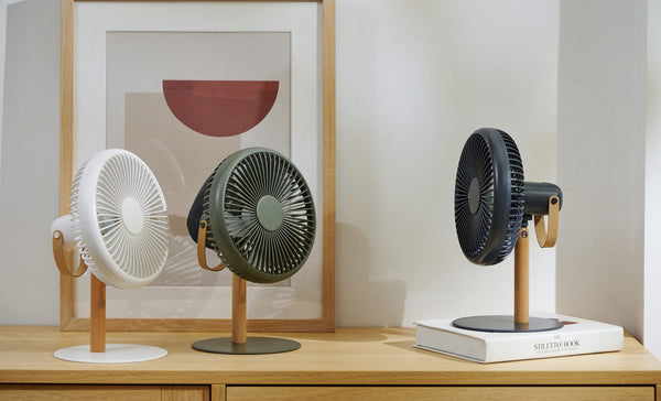 Beyond Portable & Detachable Desk Fan/ Light - Brambles Gift Shop
