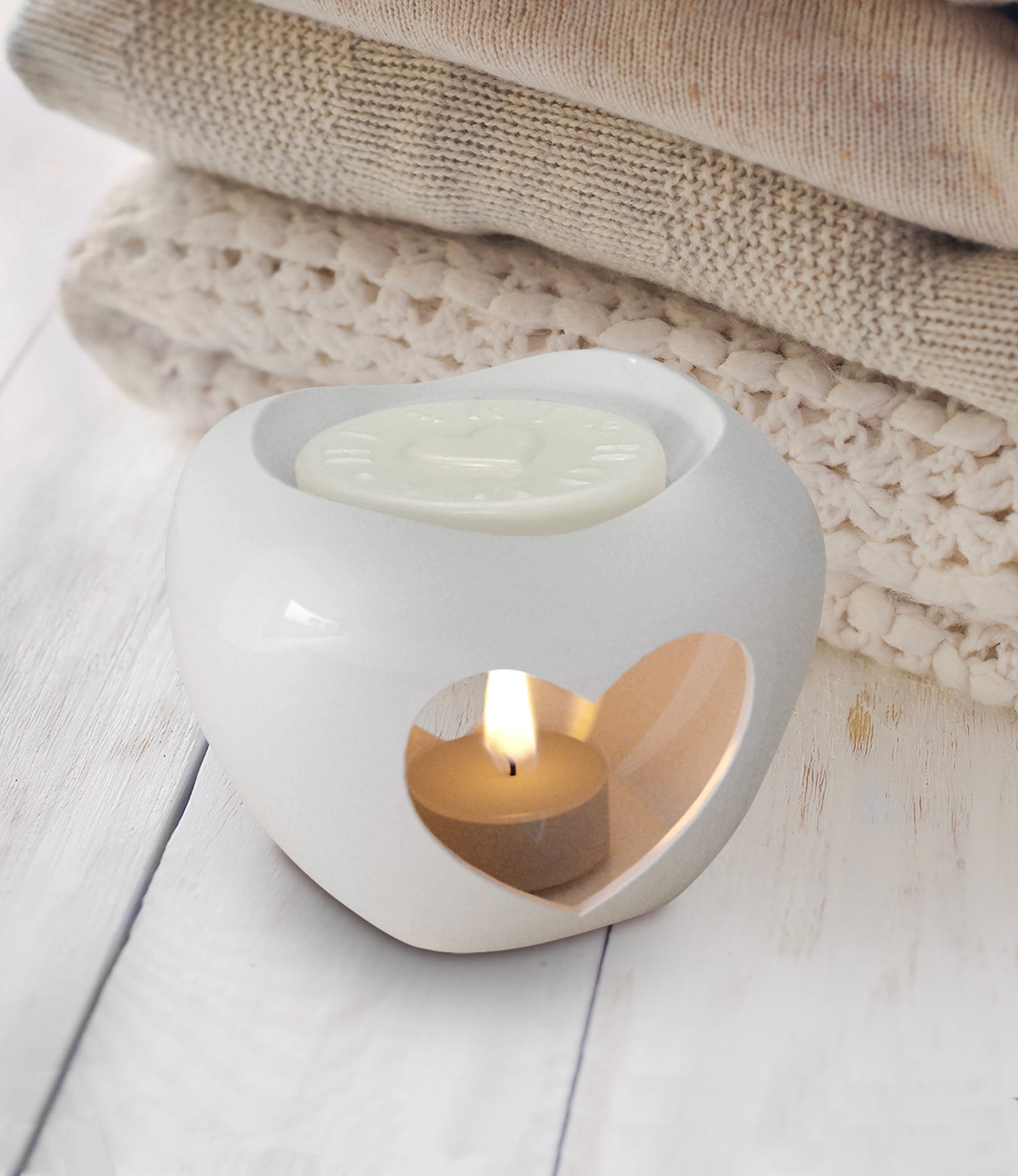 Heart Shaped Wax Melt Warmer