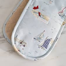 Coastal Boats Oven Glove