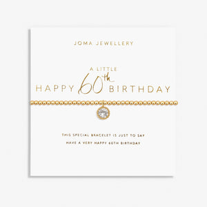 A little Happy 60th Birthday Bracelet