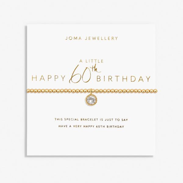 A little Happy 60th Birthday Bracelet
