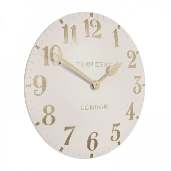 20” Oatmeal Arabic Wall Clock