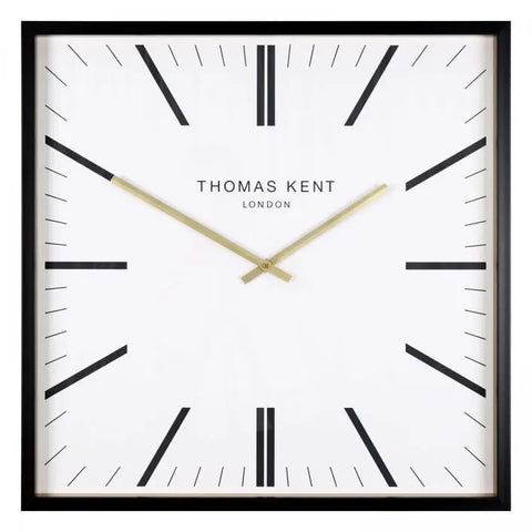 Thomas Kent 24” Grand White Clock