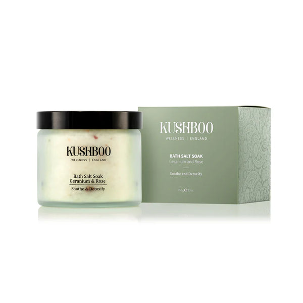 Kushboo Bath Soak Geranium & Rose