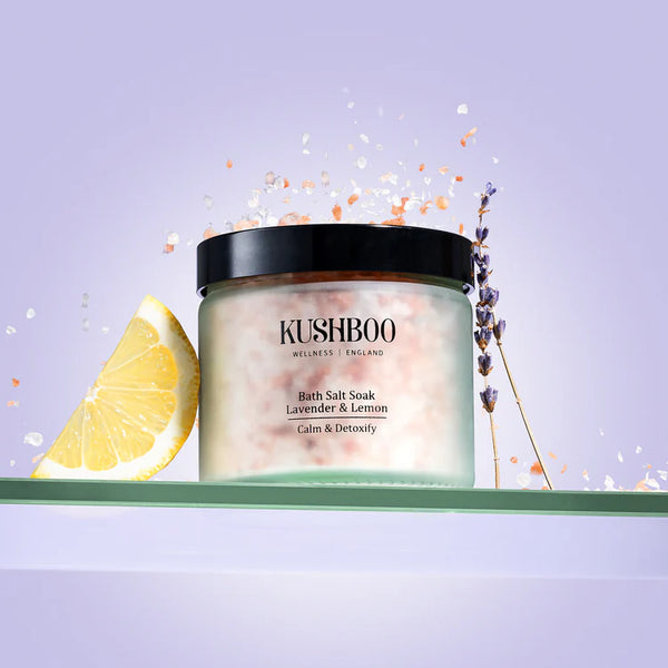Kushboo Bath Salt Soak Lavender & Lemon