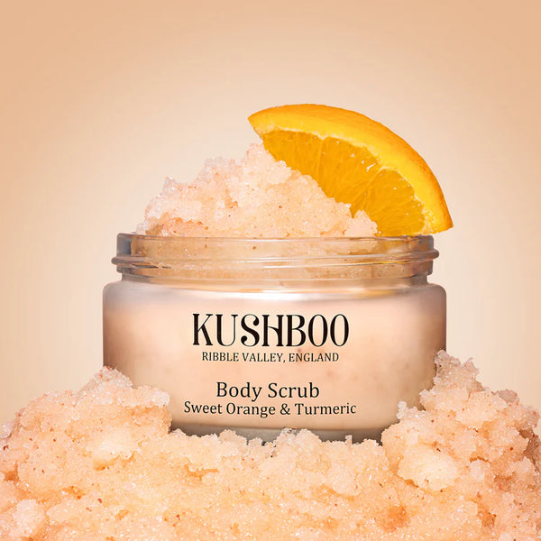 Kushboo Sweet Orange and Tumeric Body Scrub