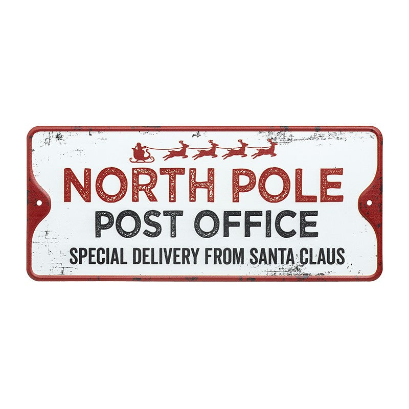 North Pole Post Office Sign - Brambles Gift Shop