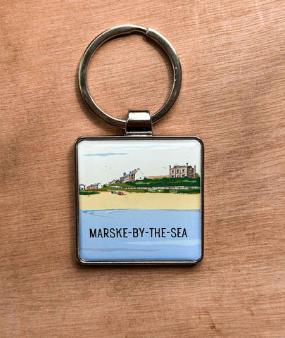 Marske-by-the-sea Keyring - Brambles Gift Shop