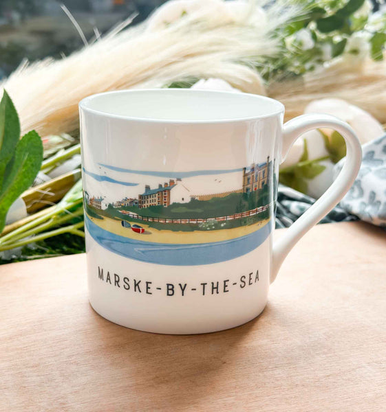 Marske- by-the-sea Landscape Mug - Brambles Gift Shop