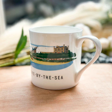 Marske- by-the-sea Landscape Mug - Brambles Gift Shop