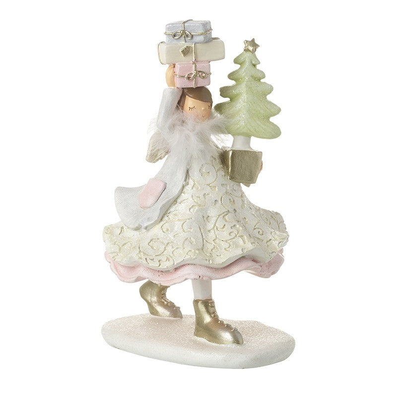 Angel Carrying Presents - Brambles Gift Shop
