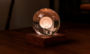 Amber Crystal Light Dandelions