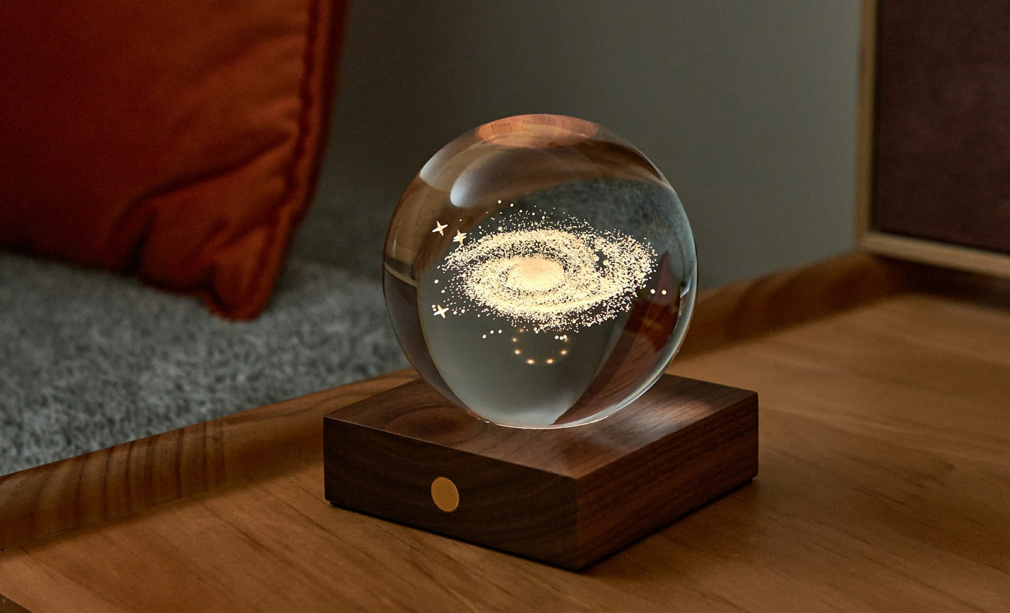 Amber Crystal Light Galaxy