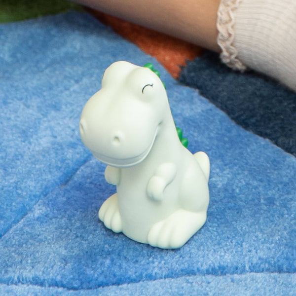 Dhink Mini Night Light Green Dino With Dark Green Mane