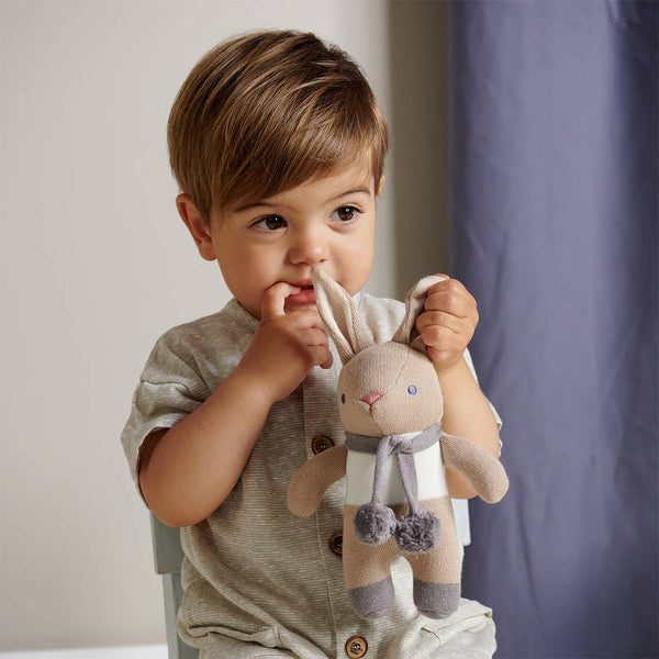 Organic Rattle And Comforter Gift Set