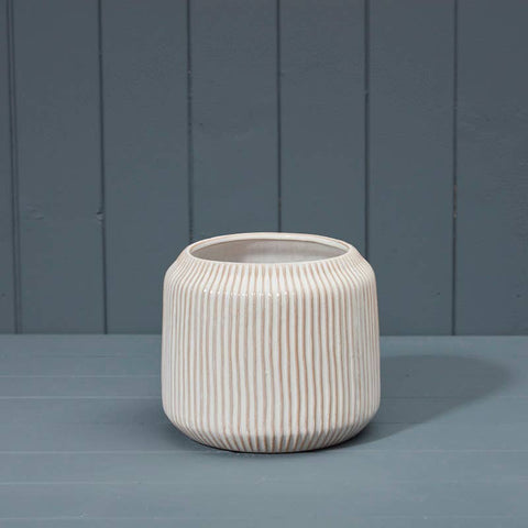 White Ceramic Pot