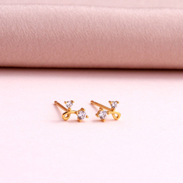 TT58080/81 'Yay' Crystal STERLING SILVER Earrings