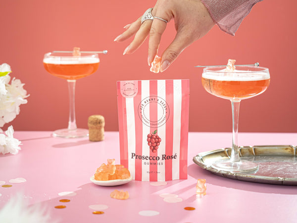 Prosecco Rose Gummies - Brambles Gift Shop