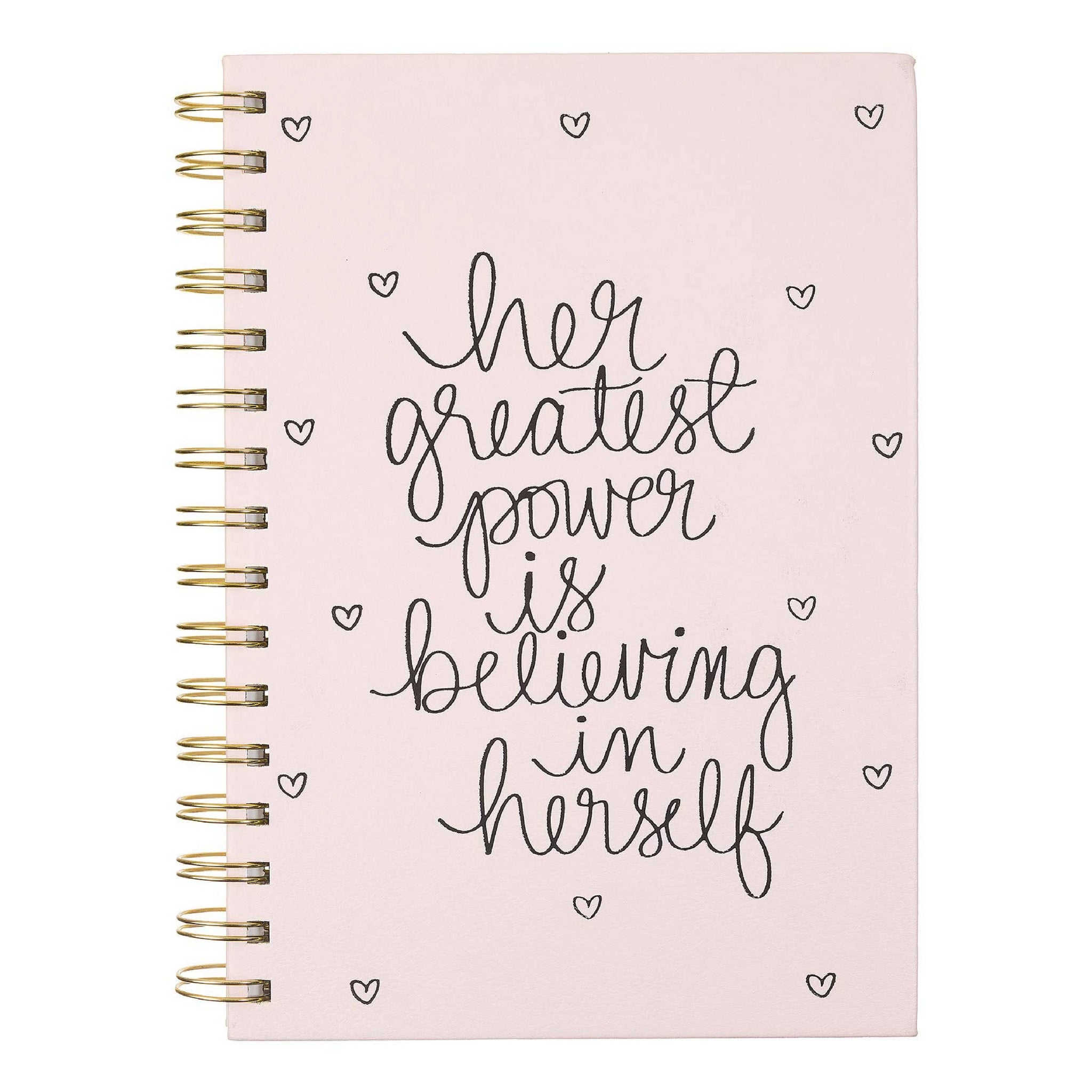 Éccolo A5 Vegan Leather Spiral Journal - Her Greatest Powerk