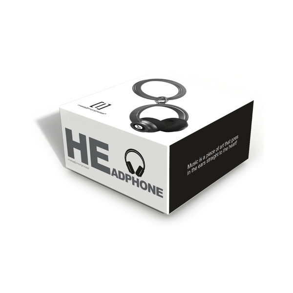Metalmorphose Keyring - Black Headphones Keyring