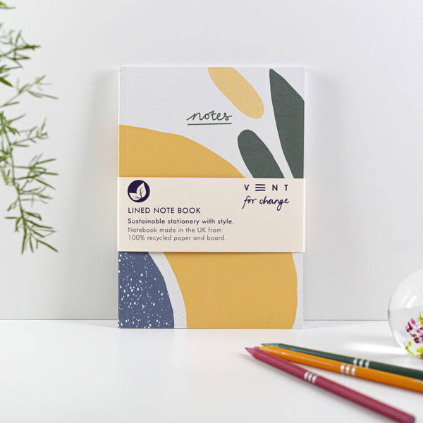 Notebook A5 100% Notes Collection Lined Paper - Olive