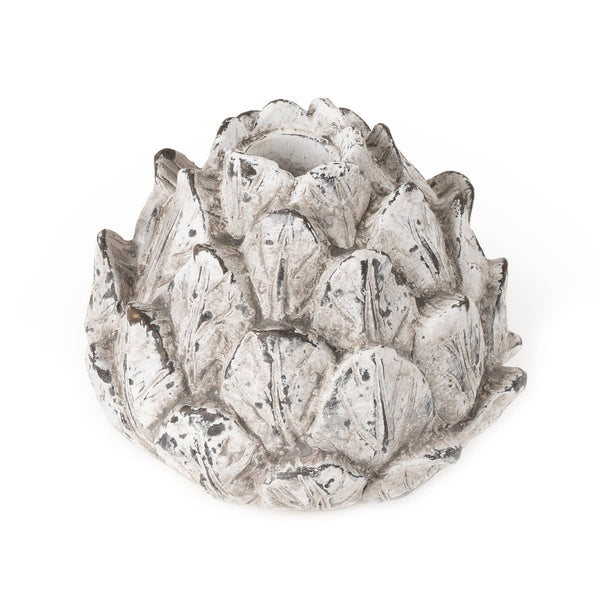Small Artichoke Candleholder - Stone 4PK